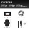 YSSOA 4 Inch 106CFM Inline Booster Duct Fan with Speed