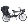 Rickshaw Model Retro Design Decorative Interesting Alloy 3 Wheel Rickshaw