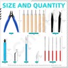 Cimeton 27PCS Precision 3D Printer Tool Included Deburring Tools, Wood