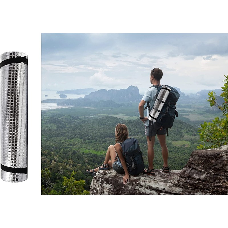 ADEPTNA Heavy Duty Waterproof Roll Up Foil Camping Hiking Mountaineering