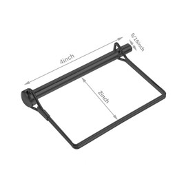 Teuleego 2 Pack 5/16 x 4 Inch Black Trailer Hitch Pin – Heavy Duty Steel Hitch Lock Pin for Towing Coupler, Quick Release PTO Locking Pin, Utility Drawbar Clip, Tractor Tow Hitch Hardware Pin