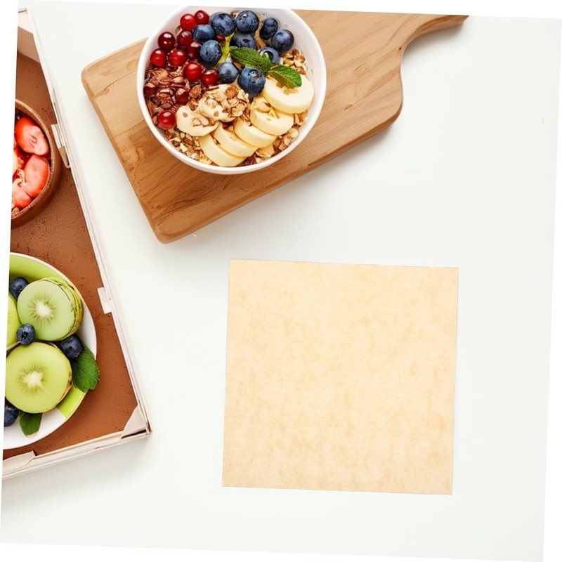 100PCS Parchment Paper Sheets - Unbleached Nonstick Baking Paper -