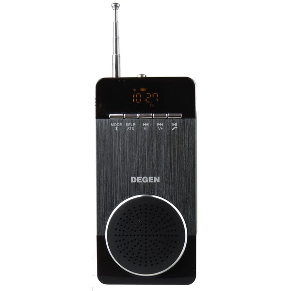 DEGEN DE660 3-in-1 Portable Bluetooth Speaker, Plug-n-Play USB/Micro SD MP3