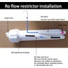 Flow Restrictor 550CC 1/4" Quick Connector Fittings Flow Restrictor for