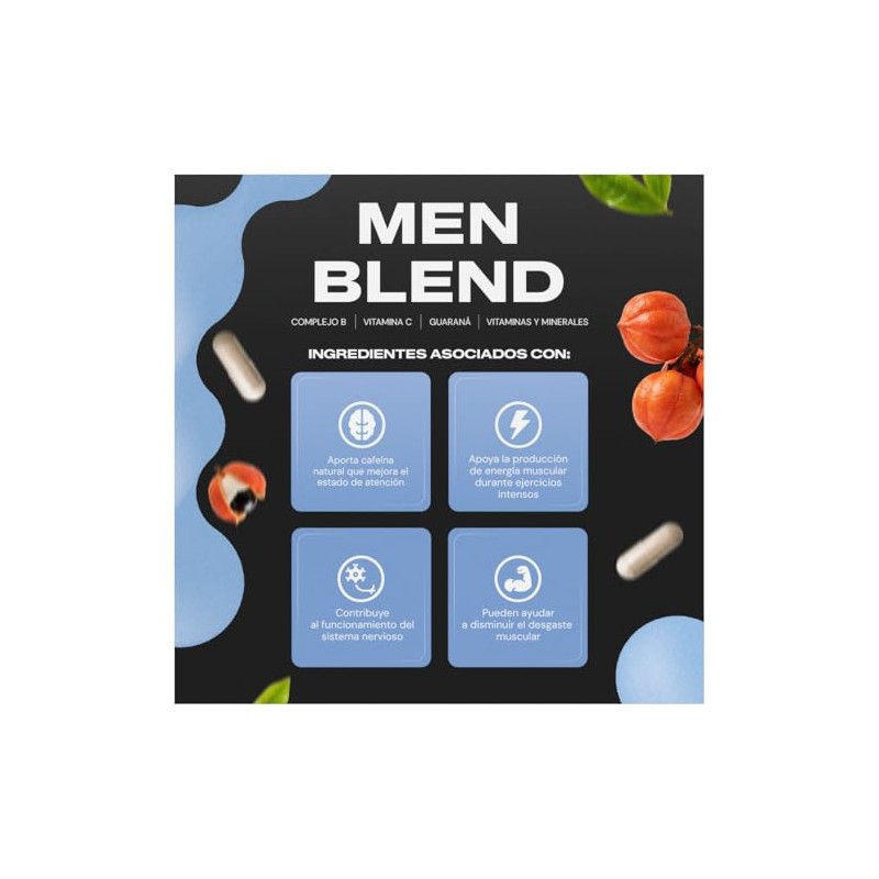 Multivitamínico Hombre Creatina, Vitamina C, D3 y Zinc VITAL BOTANICS