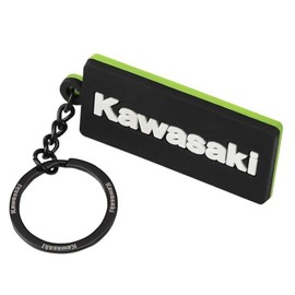 Kawasaki Key Ring PVC Green / Black, Green, black