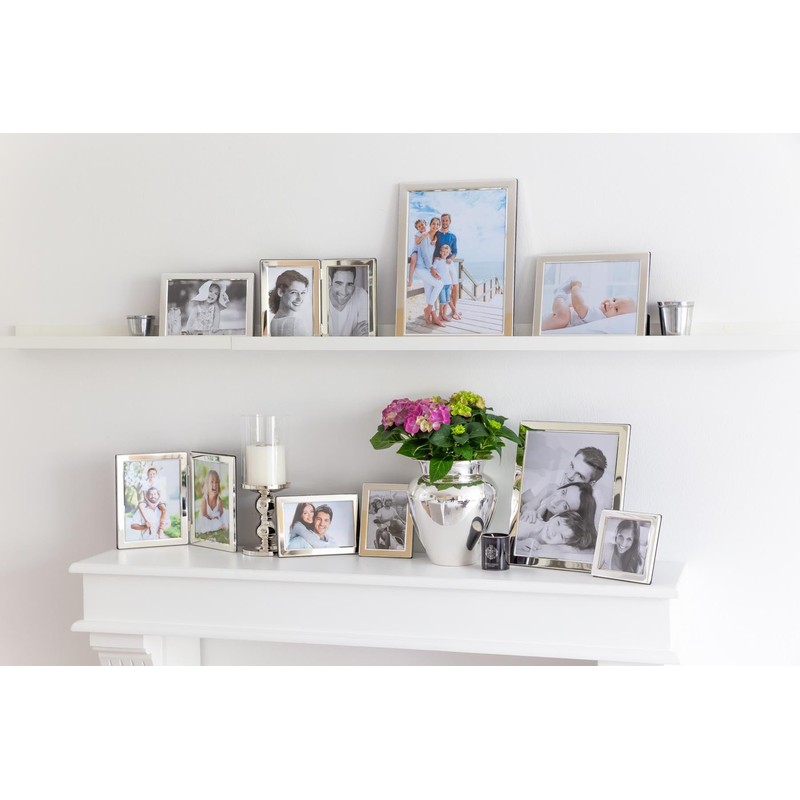 Edzard Photo Frame Salerno, 4x6 inch (10x15 cm), Silver Plated