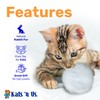 Kats'N Us Real Rabbit Fur Cat Ball Toy - Interactive
