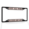 Fastasticdeals Metal Insert License Plate Frame Not All Who Wander
