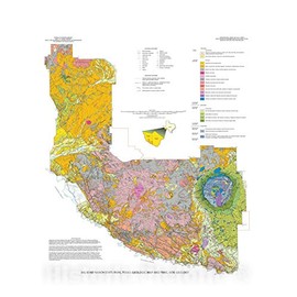 Historic Pictoric Map : Down to Earth at Big Bend Ranch State Park, Texas: geologic map and Trail-Side Geology, 2002 Cartography Wall Art : 24in x 30in