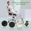 anzhixiu Wheelchair Seat Cushion, Deep U Relieve Sciatica, Back, Coccyx,