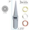 The Beadsmith Round Stepped Mandrel – Plastic Wire Wrap Tool