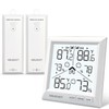 KIDLEDUCT Indoor Outdoor Thermometer Wireless Battery Powered, High Precision Inside