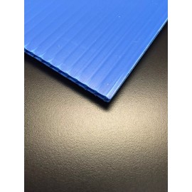 Coroplast 4mm 12" x 12" (2 Pack) Blue Corrugated Plastic Sheets Sign