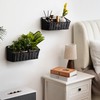 GRANNY SAYS Wicker Hanging Basket, 2 Pack Wall Basket for
