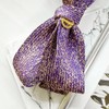 (2 types) Burnaby double loop tweed gold thread hairpin gold
