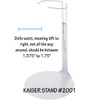 Kaiser Doll Stand 2001 - White Doll Stand for 6