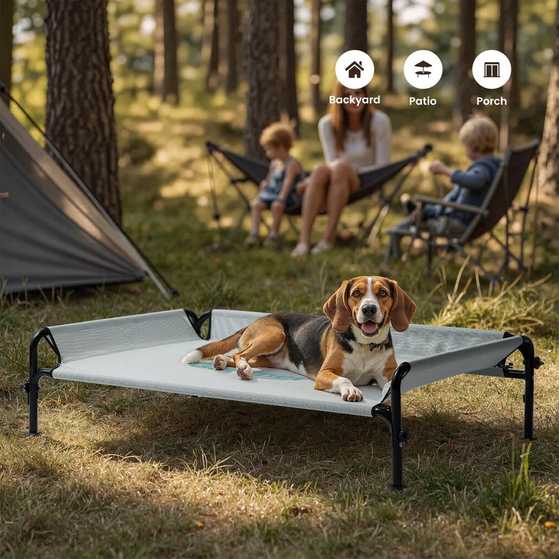 Gardner Pet Elevated Dog Bed for Medium Size Dog, Outdoor