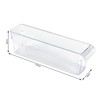 Rotho Loft fridge organizer, plastic (SAN), transparent, size S: 1.6