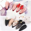 Beavorty 18pcs Unique Nail Art Stickers Bowknot Design Manicure Decorations
