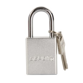 SEPOX® Ultra-Durable & Anti-Rust Outdoor Sliver Aluminum Padlock - 38mm 1-1/2" with Long Shackle & 3 Big Different Keys Ideal for Gate, Storage, Locker, Fence and Lock-Out, High Security