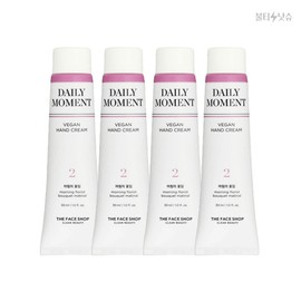 The Face Shop Hand Cream Morning Flower Shop Daily Moment Hand Cream 30ml 4pcs / 더페이스샵 핸드크림 아침의꽃집 데일리 모먼트 핸드크림 30ml 4개