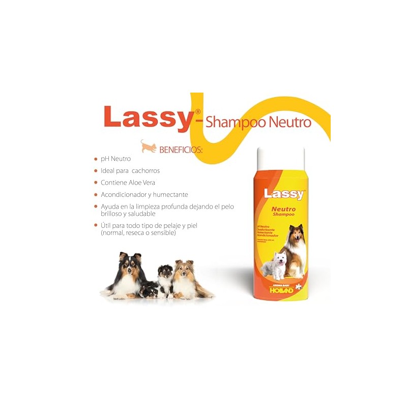 HOLLAND Lassy Neutro Shampoo 350 ml