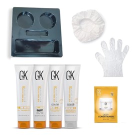 GK HAIR Global Keratin The Best (3.4 Fl Oz/100ml) Smoothing Keratin Treatment Professional Brazilian Complex Blowout Straightening For Silky Smooth & Frizzy Hair