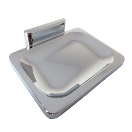 LASCO 35-5007 Hallmack Style Soap Dish Bathroom Accessory, All Metal Construction, Chrome Plated Finish