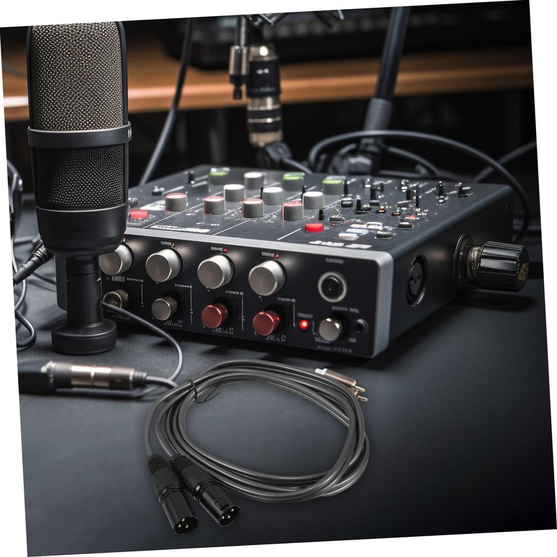 CORHAD Convenient Audio Cable to Male for Mixers Amplifiers and