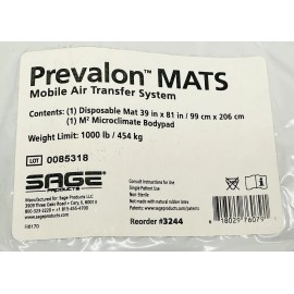 Sage Prevalence Mats Mobile Air Transfer System Disposable Mat #3244, New