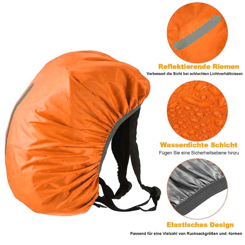PINEPAN School Bag Rain Cover Backpack Waterproof Backpack Rain Cape