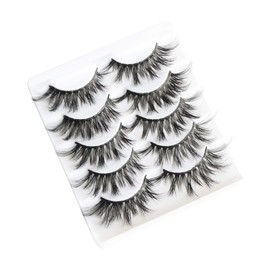 5 Pairs False Eyelashes Natural Fake Eyelashes Fluffy Hand-made Eyelashes Extension (3D305)