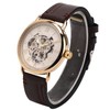 FORSINING Fashionable Wrist Watch Mechanical Semi Automatic Hollow Pattern Men's