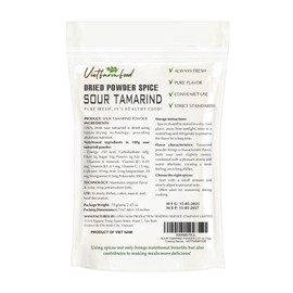 SOUR TAMARIND POWDER 1.76 Oz (50g) VIETFARMFOOD: Freeze-dried spices extract pure natural flavor. Convenient packaging, long-term preservation. Used for cooking, baking, salads, soups, sauces.