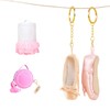 pumpumlia Ballet Shoe Keychain, Pointed Shoes, Handmade Pointed Shoe Pendant,