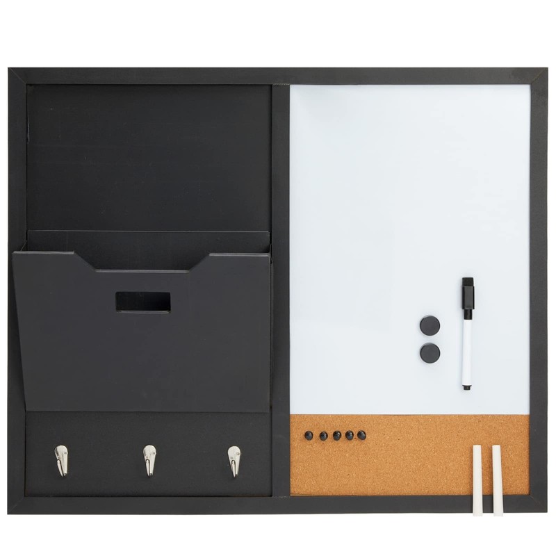 Juvale White Board Message Command Center & Wall Organizer -