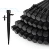 100 Pcs Drip Irrigation Emitters, 1/4" Inch Universal 360 Degree