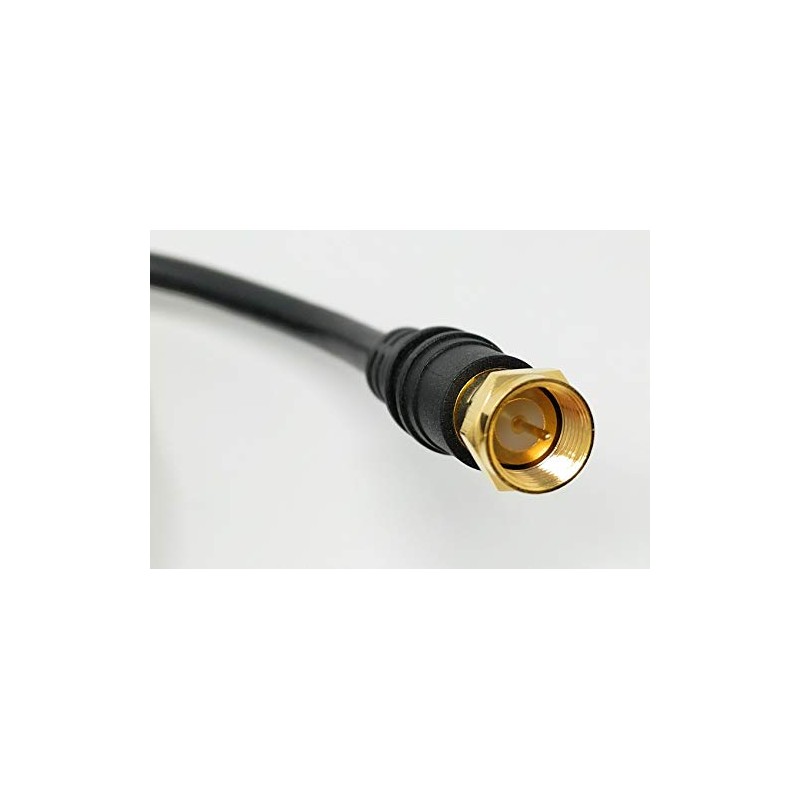 RiteAV 3 feet RG6 Coax Satellite/CATV Cable - Screw On