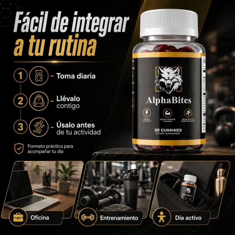 Gomitas Deportivas Energía Entrenamiento Diario