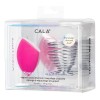 Esponja Difuminadora Cala Fucsia Tamaño Mediano Con Soporte Metálico Pack