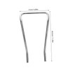 FOMIYES Heavy Duty Barber Chair Footrest Rod Salon Chair Accessory