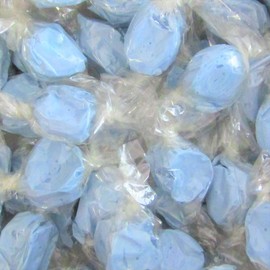 Blue Blueberry Flavored Taffy Chews by Its Delish, 2lbs Bulk – Chewy Fluffy Individually Wrapped Sweet & Juicy Candy Taffies - Vegan & Certified Kosher (2lb)