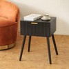 AWASEN Black Nightstand, Small End Tables Living Room, Accent Bedside