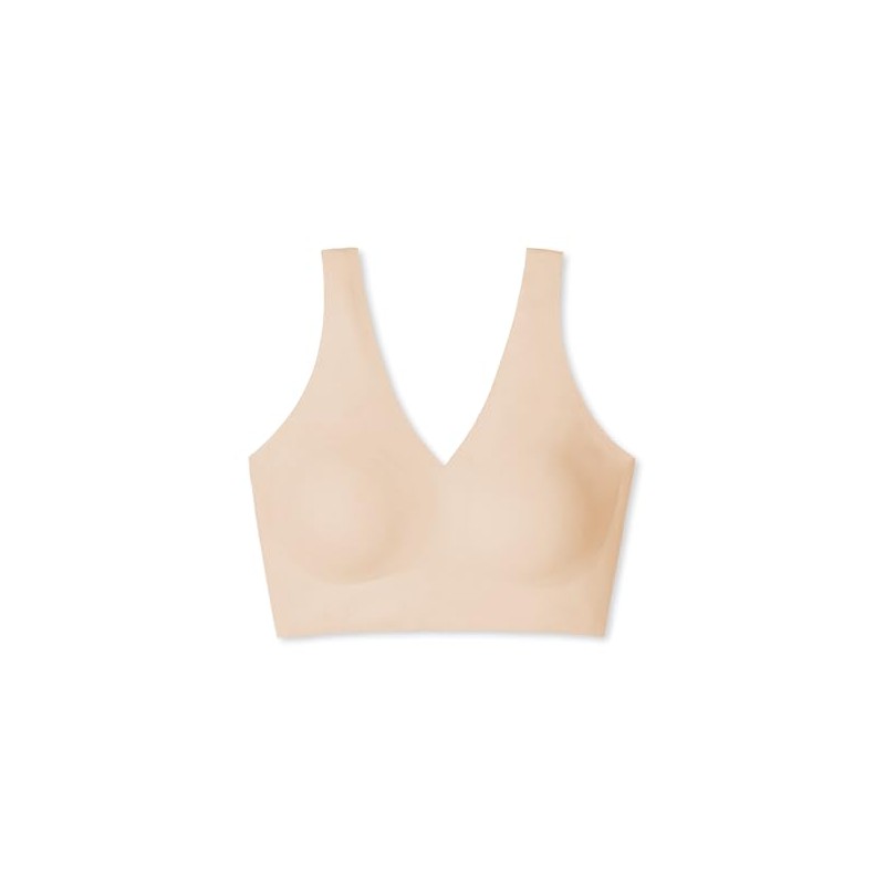 Schiesser Invisible Soft Women's Bustier with Removable Pads, Sand_170364