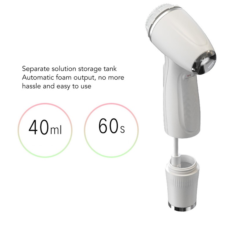 Facial Cleanser Massager LCD Display IPX7 Waterproof 3 Modes USB