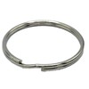 58mm Large Nickel Heavy Duty Split Ring Keyring Jailer (1)