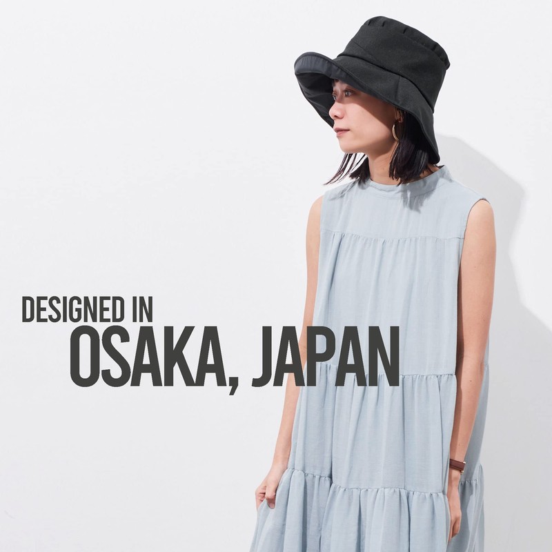 CHARM Sombrero de verano para mujer, diseño japonés de ala