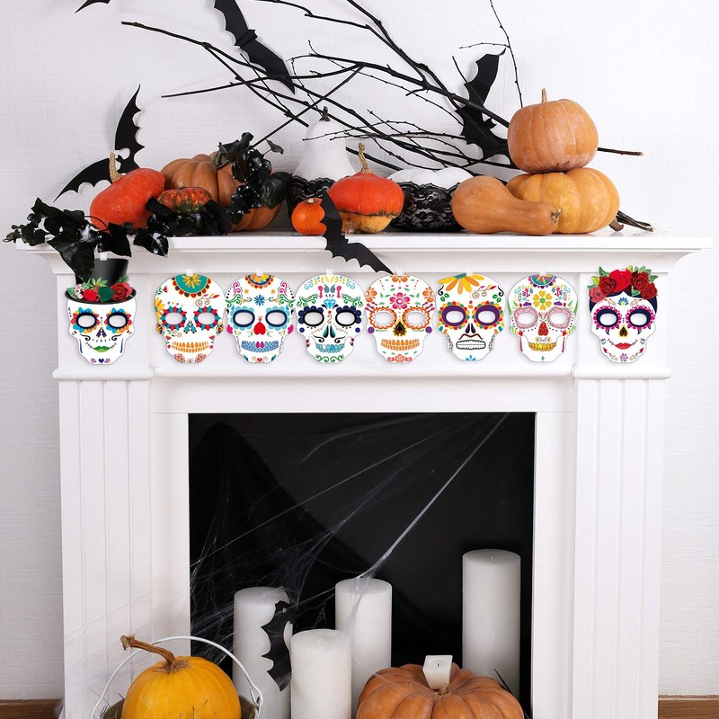Day of The Dead Masks Dia De Los Muertos Skull