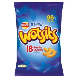 Walkers Wotsits Really Cheesy Puffs Corn (14x17g) - Packung mit 2